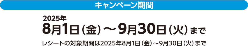 キャンペーン期間